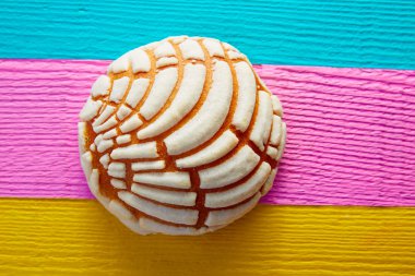 Conchas tatlı ekmek geleneksel Meksika