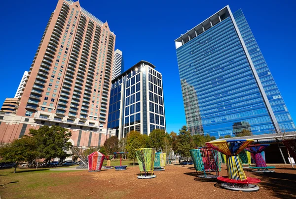 Houston discovery green park in der Innenstadt — Stockfoto