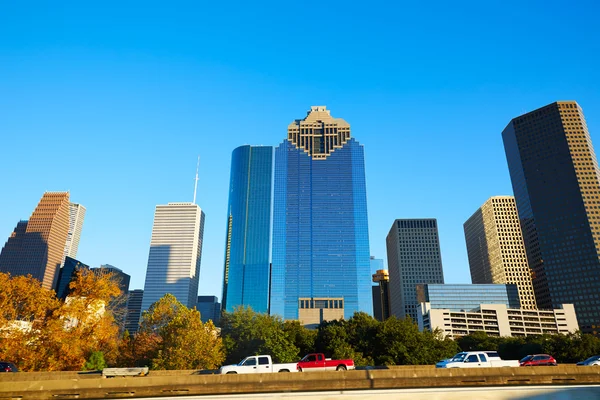 Houston skyline centro della città del Texas negli Stati Uniti — Foto Stock