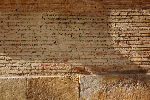 Brickwall bricks wall in Valencia Spain — Stock Photo, Image