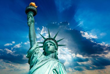 Liberty Statue New York American Symbol USA clipart