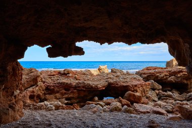 Denia Las rotas plajı ile alicante mağaralar 