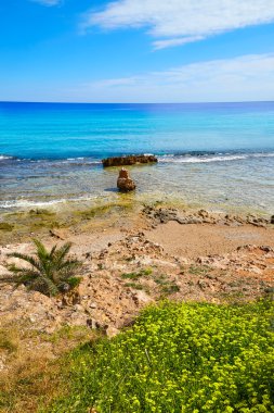 Denia Las rotas beach Sant Antonio cape yakınında