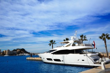 Denia port Marina Akdeniz İspanya