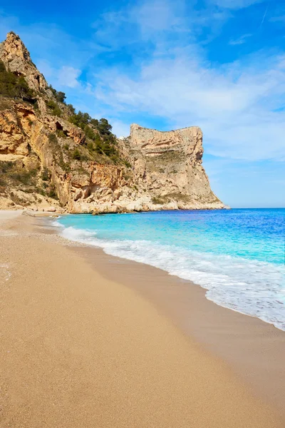 Παραλία Cala del Moraig στο Benitatxell του Αλικάντε — Φωτογραφία Αρχείου