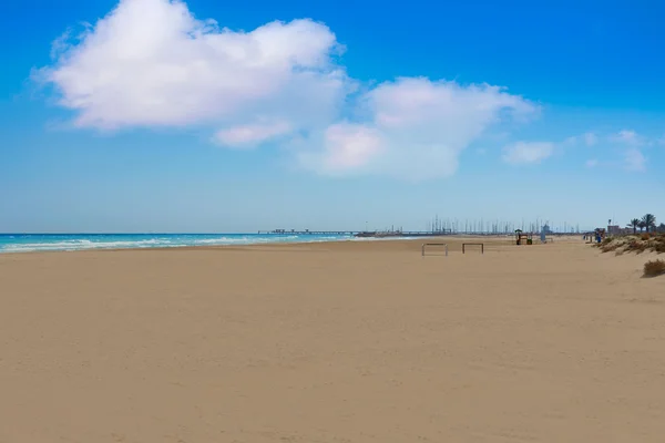 Canet de Berenguer beach sand in Valencia — Stock Photo, Image