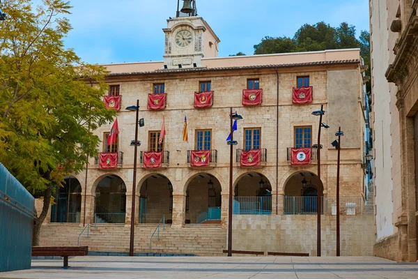 Denia Ayuntamiento 西班牙阿利坎特市政厅 — 图库照片