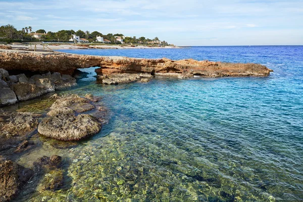 Denia Las Rotas en el mar Mediterráneo Alicante — Foto de Stock