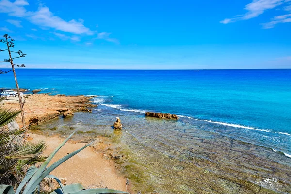 Playa de Denia Las rotas cerca del cabo de Sant Antonio —  Fotos de Stock