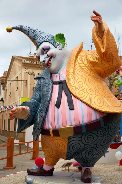 Fallas fest figuras populares se quemarán en marzo 19 —  Fotos de Stock