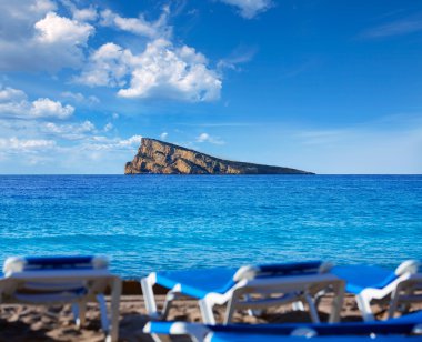 Benidorm Adası Akdeniz Alicante