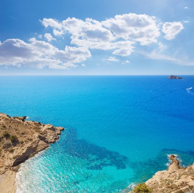 Benidorm beach Alicante Akdeniz İspanya