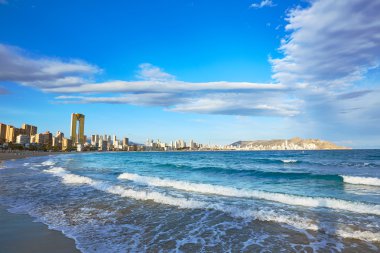 Benidorm Poniente beach Alicante İspanya
