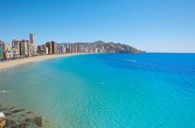 Benidorm Levante beach Alicante İspanya