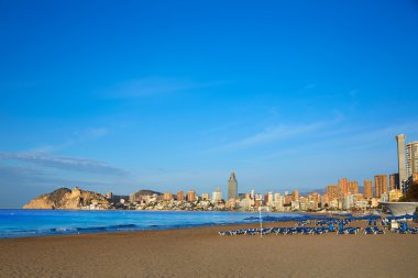 Benidorm Poniente beach Alicante İspanya
