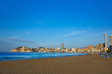 Benidorm Poniente beach Alicante İspanya