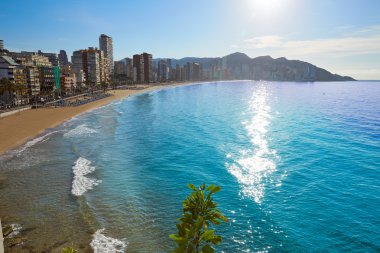 Benidorm Levante beach Alicante İspanya