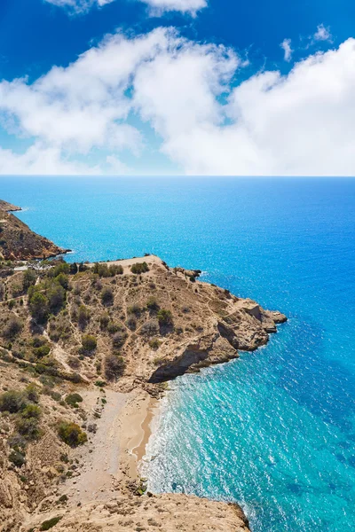 Benidorm beach Alicante Mediterranean Spain — Stock Photo, Image