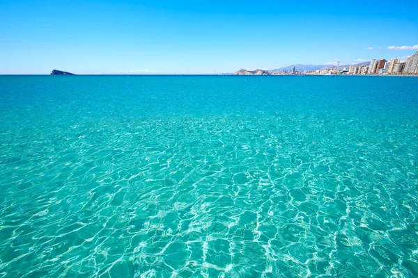 Benidorm Levante beach in Alicante Spain — Stock Photo, Image