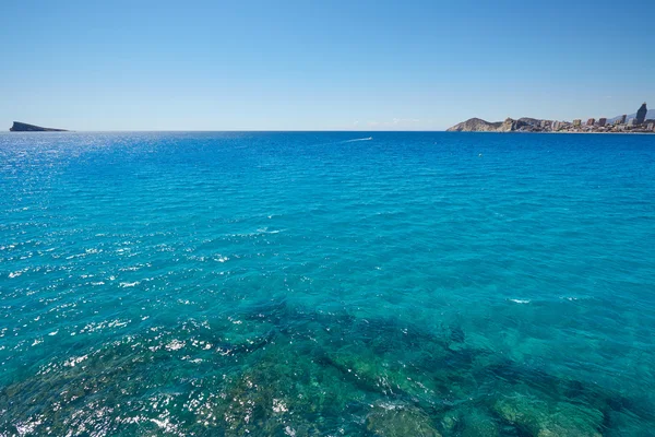 Benidorm eiland in de Middellandse Zee Alicante — Stockfoto