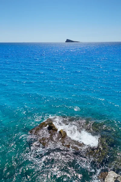 Benidorm island in Mediterranean Alicante — Stock Photo, Image