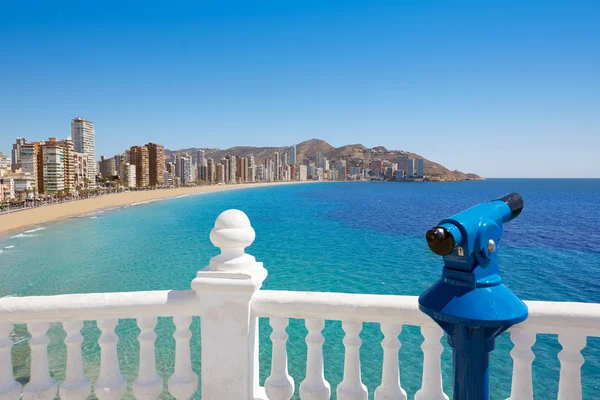 Benidorm Mirador del Castillo lookout Alicante — Stock Photo, Image