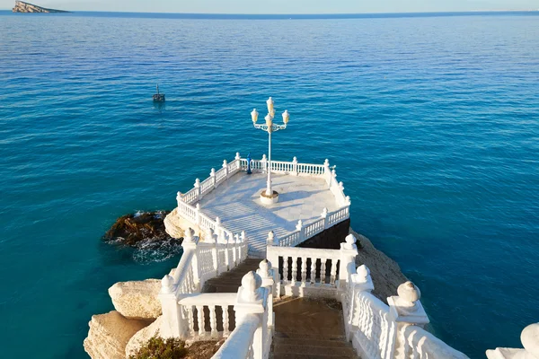 Benidorm Mirador del Castillo lookout Alicante — Zdjęcie stockowe