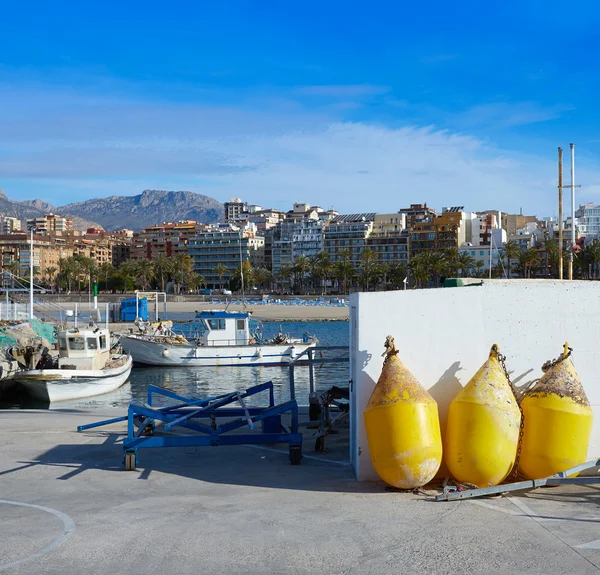 Benidorm Marina port Alicante, İspanya — Stok fotoğraf