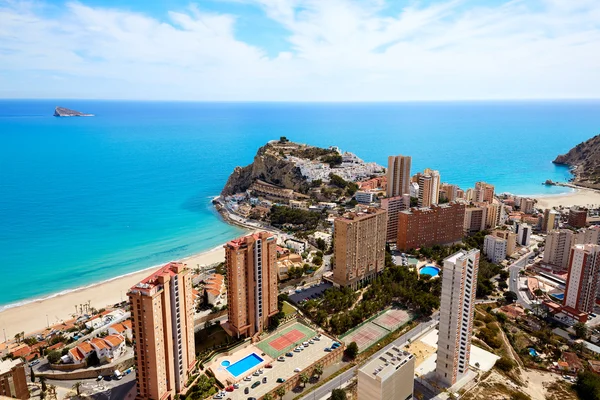 Pláže Benidorm Poniente Alicante Španělsko — Stock fotografie