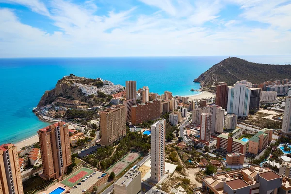 Benidorm Poniente beach in Alicante Spain — Stock Photo, Image