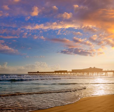Daytona Beach Florida pier ABD ile