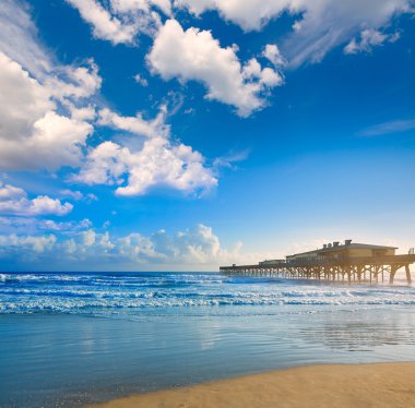 Daytona Beach Florida pier ABD ile