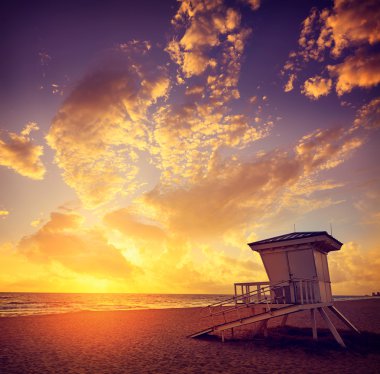 Fort Lauderdale beach gündoğumu Florida bize