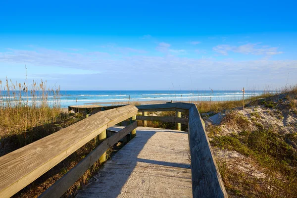 Atlantik strand in jacksonville von florida usa — Stockfoto