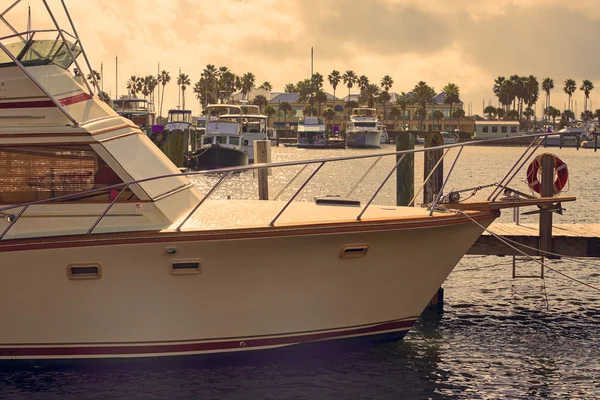 Daytona Beach in Florida marina boats USA — Stock Photo, Image