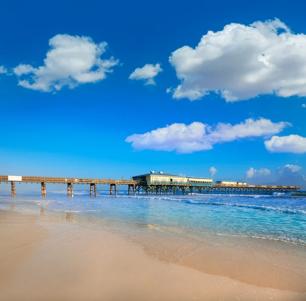 Daytona Beach in Florida with pier USA — Stock Photo, Image