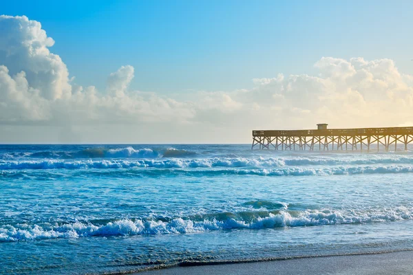 Daytona strand in florida mit pier usa — Stockfoto