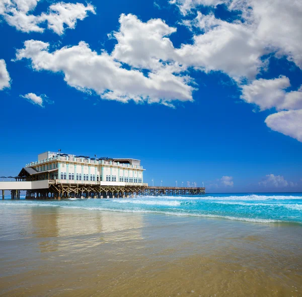 Daytona Beach во Флориде с пирсом США — стоковое фото