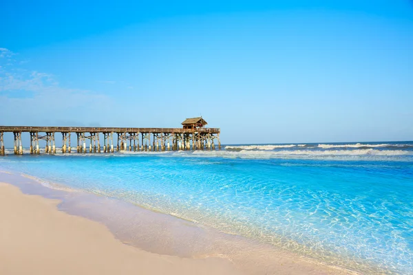 Cais de praia de cacau em Cabo Canaveral Florida — Fotografia de Stock