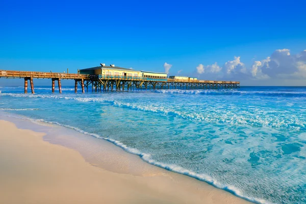 Daytona strand in florida mit pier usa — Stockfoto