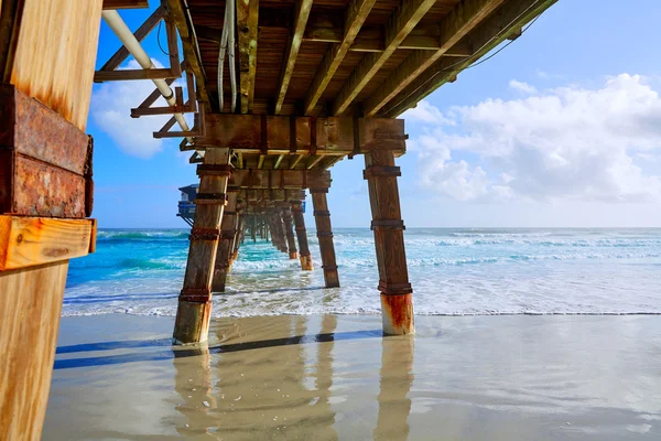 Daytona Beach in Florida with pier USA — Stock Photo, Image