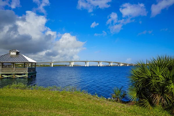 Daytona Beach Halifax río en la cabaña de Florida — Foto de Stock