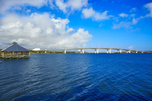 Daytona Beach Halifax river in Florida cabin — Stock Photo, Image