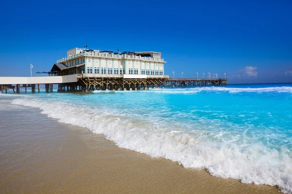 Daytona Beach Florida pier ABD ile — Stok fotoğraf