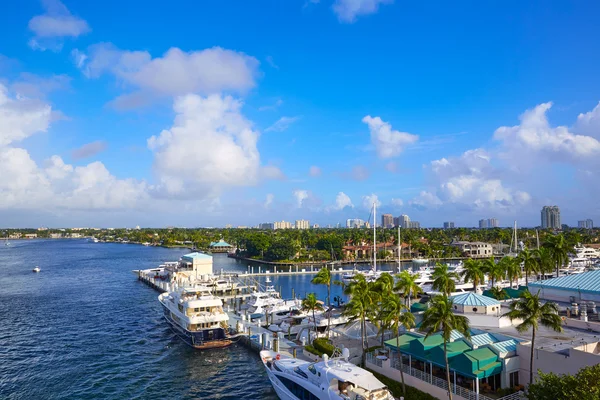Řeka amerických Fort Lauderdale na Floridě A1a — Stock fotografie