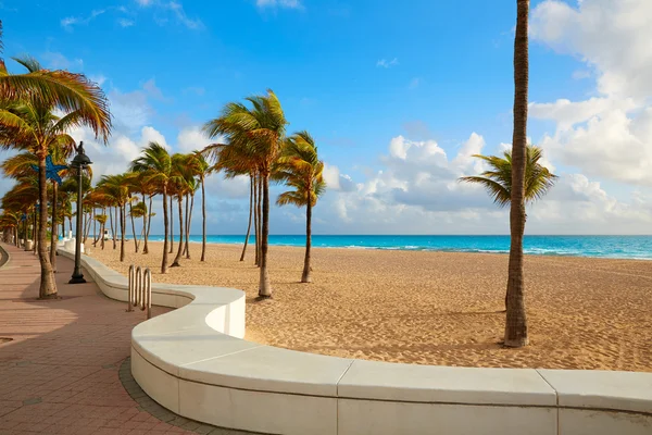 Sunrise beach Fort Lauderdale, Floryda nas — Zdjęcie stockowe