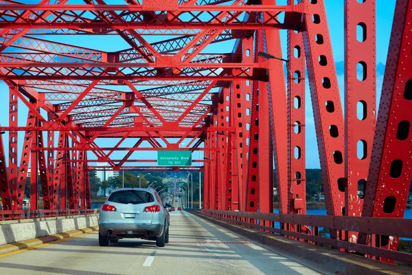 Jacksonville bridge in florida USA — Stock Photo, Image