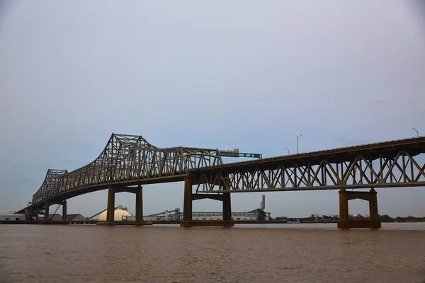 Louisiana Horace Wilkinson Bridge Mississippi river — Stock Photo, Image