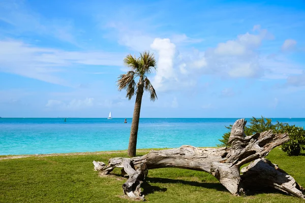 キー ウエスト フォート ザカリー テイラー公園フロリダをビーチします。 — ストック写真