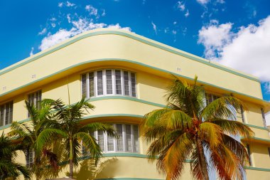 Miami Beach Ocean boulevard Art Deco Florida
